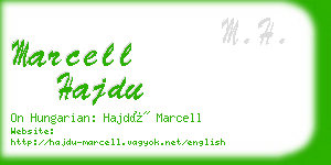 marcell hajdu business card